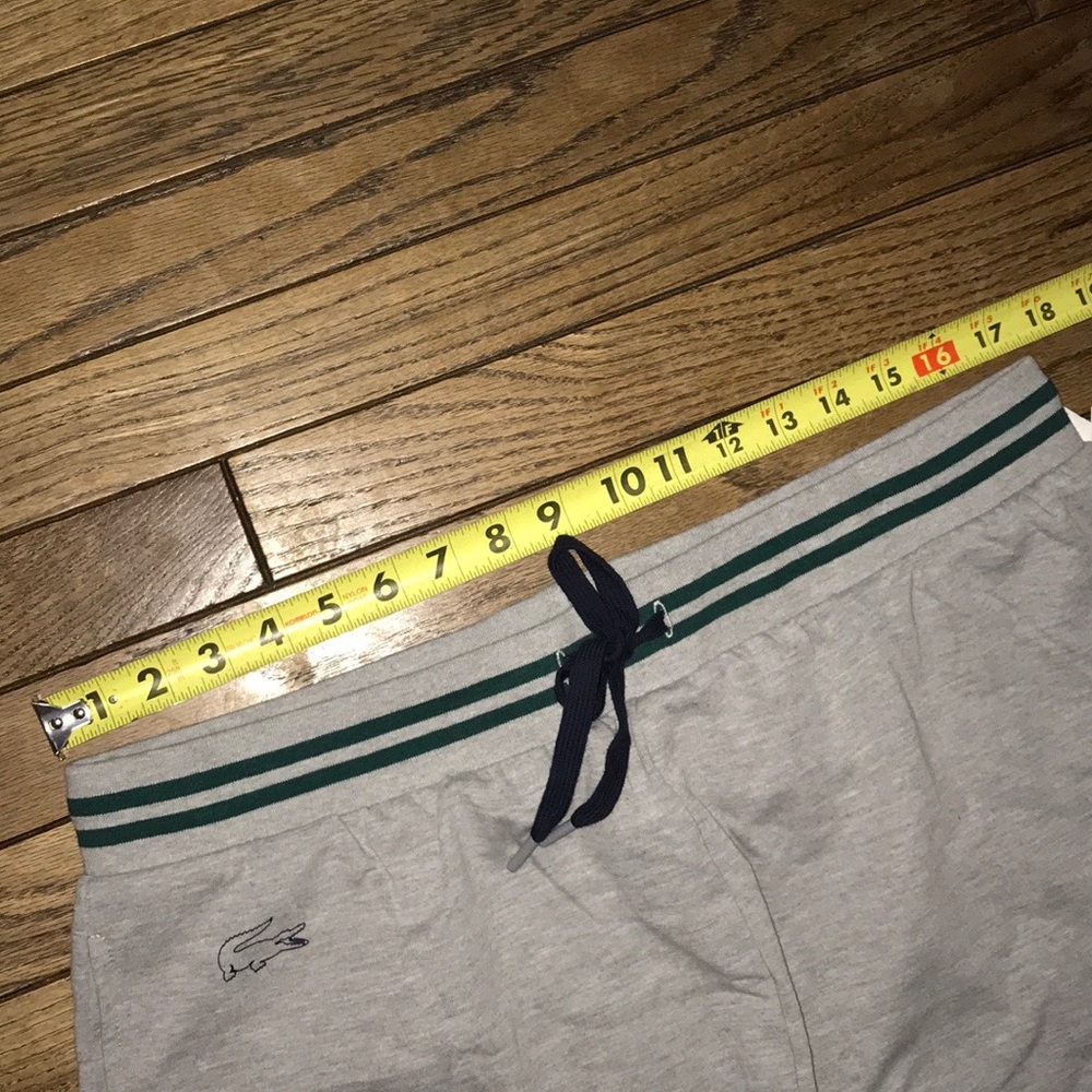 SOLD! NWT LaCoste Gray and Green Joggers - Picture 4 of 7